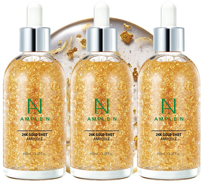 앰플엔 24K 골드샷 앰플, 100ml, 3개