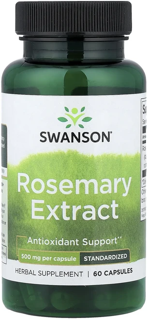 Swanson 로즈메리 추출물 표준화 500mg 캡슐 60정, Swanson로즈메리추출물표준화500mg캡슐60정, 1개 - 쿠팡