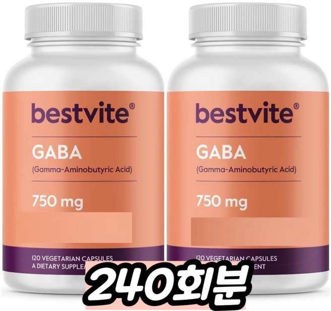 BESTVITE 가바 750mg, 1개, 240회분