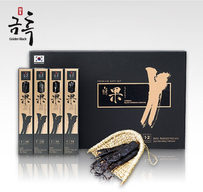 금흑 흑삼 하늘천과선물세트 600g 홍삼천과 금산흑삼 홍삼정과, 1개