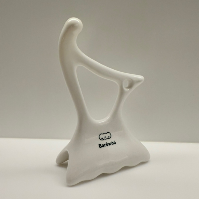 바로우 3D 입체 괄사 페이스요가 전문가 설계 페이스 바디 마사지기, 화이트, 1개