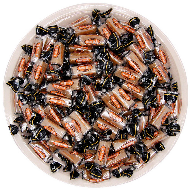 웰링스 대용량 업소용 벌크 디저트 캬라멜 캐러멜 기념일 행사 어린이집 답례품 간식 식당 후식 땅콩 카라멜, 1개, 3kg