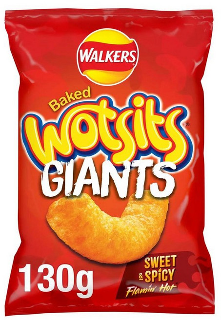 영국 워커스 Walkers Sweet & Spicy 워츠잇 자이언트 스위트 & 스파이시 스낵 크리스프, 4개