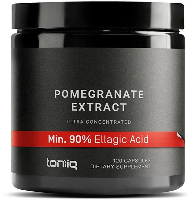 Toniiq 석류 추출물 엘라그산 120정, 1개 - 쿠팡