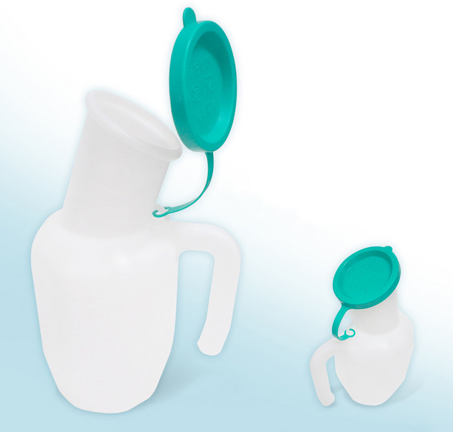 성인 휴대용 소변통 남자 여자 환자용 이동식 소변기 요강 캠핑 차박 공사현장 요양원 간이 소변통, 1개