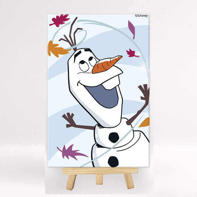 디즈니 겨울왕국 보석십자수 DIY 바람_올라프 10X15, 1개