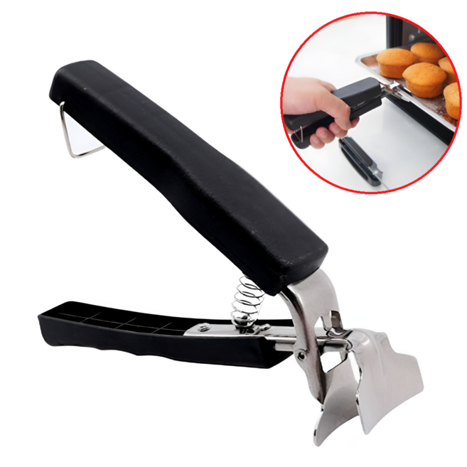 맥시브이 뜨거운거 잡는 냄비집게 뚝배기 오븐 그릇, 블랙, 1개