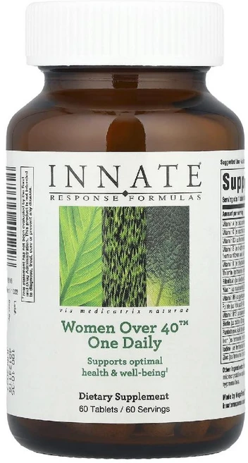 인네이트 Innate Response Formulas 40세이상 여성 원데일리 멀티비타민 Women Over 40 One Daily 60 Tablets, 1개, 60정 - 쿠팡