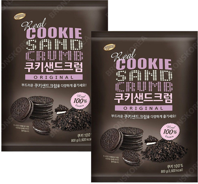 리치스 쿠키샌드 크럼, 2개, 800g
