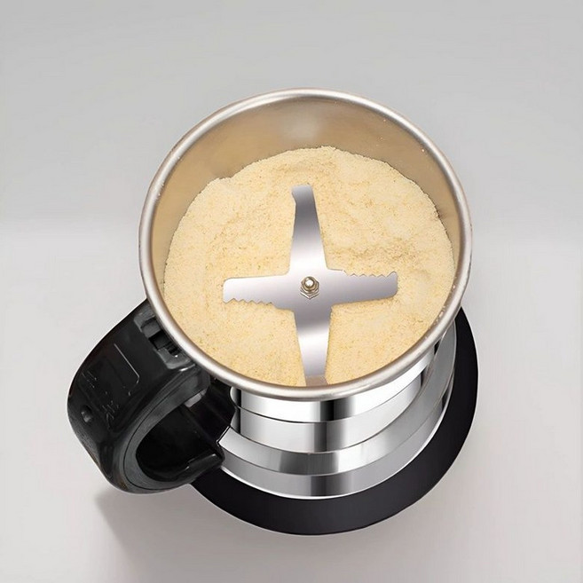 곡물 분쇄기 제분기 가루 다지기 대형 고춧가루 양념 믹서기, 500g 분쇄기 [3세트 칼날+브러시], 기본 색상