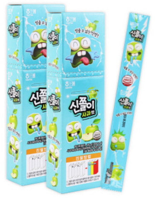 해태 신쫄이 사과맛 / 찢어먹는 젤리, 40개, 24g