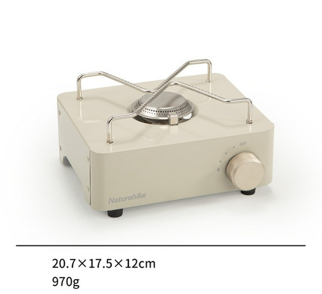 캠핑용품특별전 naturehike 야외 미니 카세트 가스 스토브 캠핑 휴대용 밥솥 스토브 피크닉 장비 조리기구 스토브 야외 요리 도구, 카키색 옷감