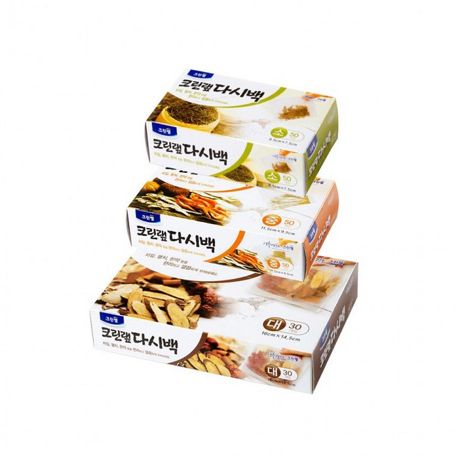 육수거름망 크린랩 크린 다시팩 (11.5cmx9.5cmx50매) 국물주머니 다시백팩, 1개