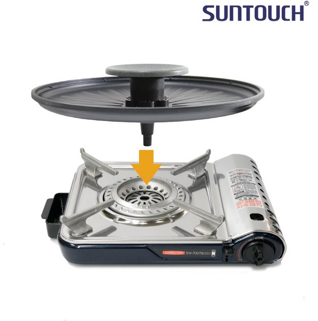 썬터치 돌리고 버너불판 SET (돌리고슈퍼팬) ST-3302, 단품, 1개