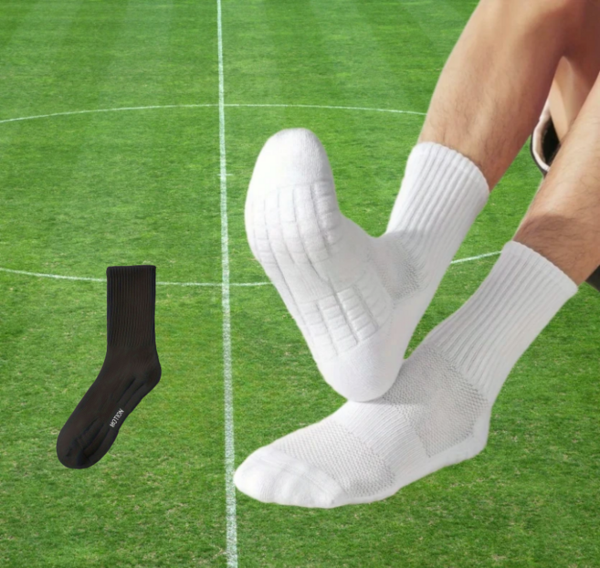 편안한 더블 쿠션 스포츠 장목 양말 흡습속건 통기성 운동용 기능성 양말 5p세트, 5개, 블랙