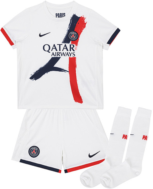나이키 키즈 PSG 상하의 세트 STADIUM AWAY 유니폼 KIT 202526 화이트
