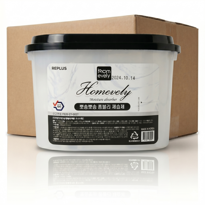 Homevely 뽀송뽀송 제습제 본품, 24개, 520ml