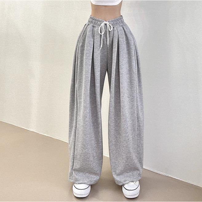 제이앤썸 국내제작 숏 롱 옆절개 하이웨스트 옆핀턱 트임 핀턱 바지 롱 와이드 데일리 키작녀 트레이닝 밴딩 팬츠