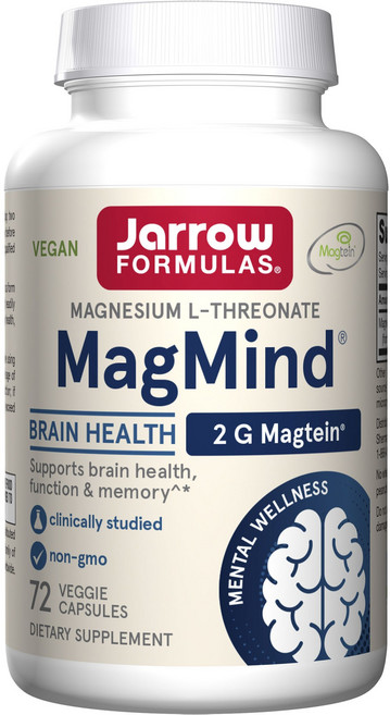 재로우 마그마인드 브레인 헬스 마그테인 2g 베지 캡슐, 1개, 72정