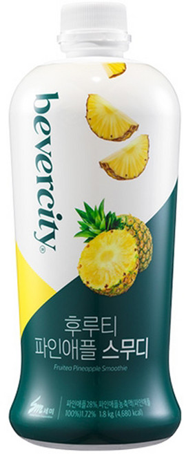 베버시티 후루티 파인애플 스무디 1.8kg, 1개, 1.8L