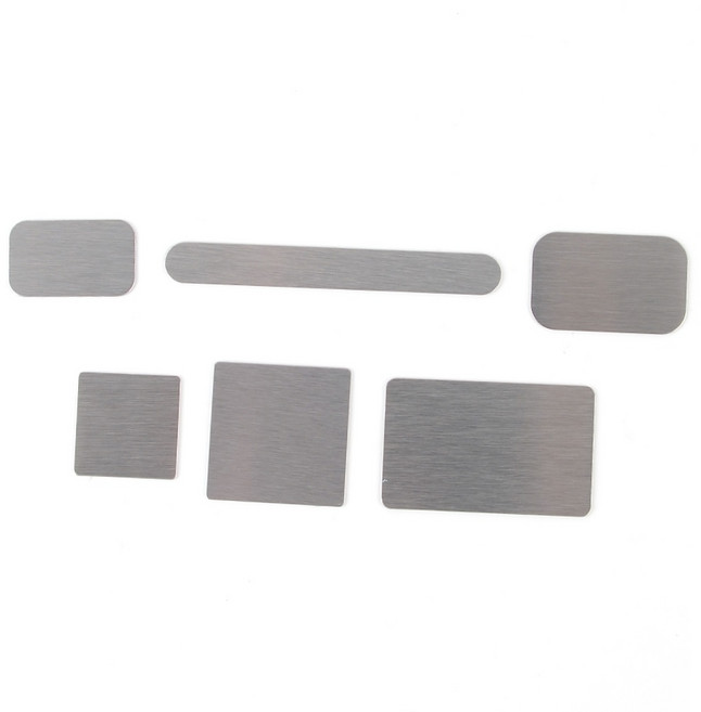 접착식 사각철판 자석용철판스티커, 30x19mm