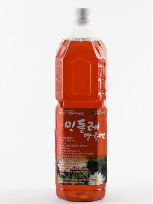 민들레발효액3년숙성(1.500ml)농장직송, 1개, 1.5kg