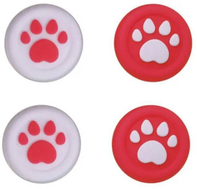 엑스박스패드 교체 하우징 케이스 액세사리 XBOX컨트롤러 스파이더 아이언 맨 엄지 스틱 그립 캡 썸 조이스틱 커버 소니 PS3 PS4 슬림 Xbox One 360 스위치 프로, Red