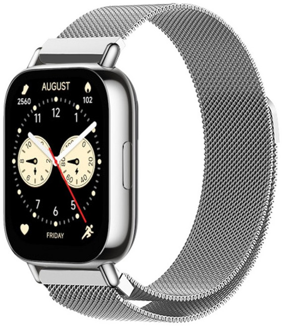 더조은셀러 샤오미 레드미 호환 밀레니즈 루프 스트랩, 실버, 1개