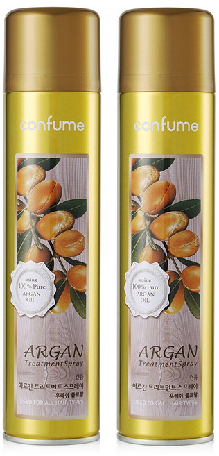 과일나라 아르간 헤어 스프레이 후레쉬플로랄, 300ml, 2개