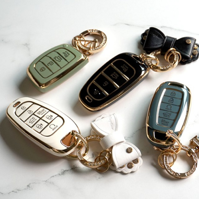 현대 골드라인 TPU 스마트 키케이스 더뉴팰리세이드 아반떼AD 아반떼MD LF쏘나타 뉴라이즈 투싼TL 올뉴투싼 싼타페FE 더뉴싼타페 스타리아 쏘나타DN8, 현대05, 딥블랙