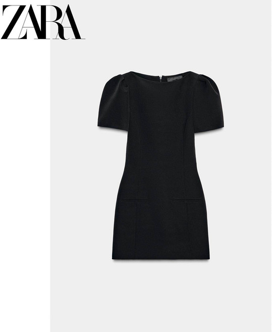 ZARA 자라 TRF 플리츠 포켓 미니 원피스 9747777 800