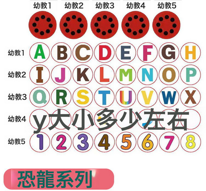 VANLUEE恐龍模型兒童仿真動物玩具, 1個, 4個卡片(一個8個圖案):如圖