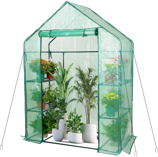 대형 가정용 비닐하우스 식물 하우스 조립식 베란다 텃밭 온실 하우스 길고양이 비닐하우스, 1개