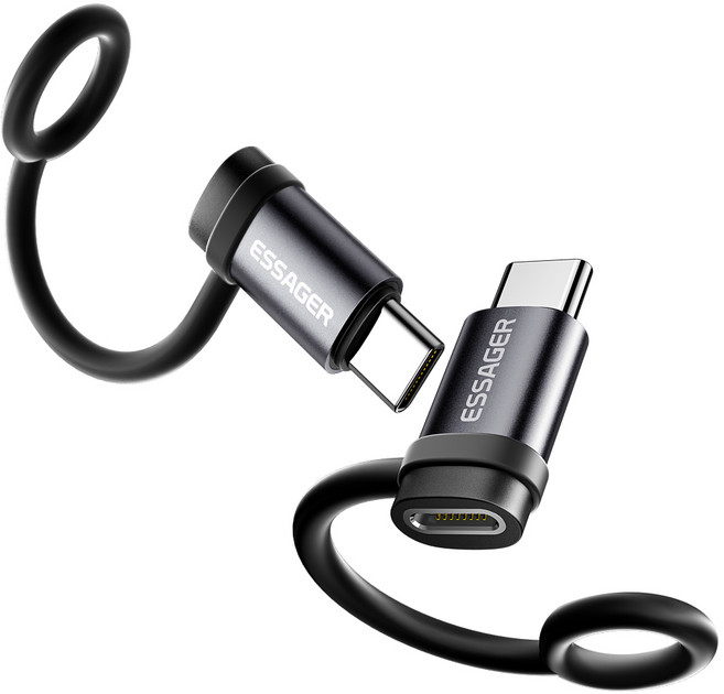 Essager C to 라이트닝 8핀 변환젠더 3A 고속충전 C to L 미니 젠더, 1개, Lighting-C타입