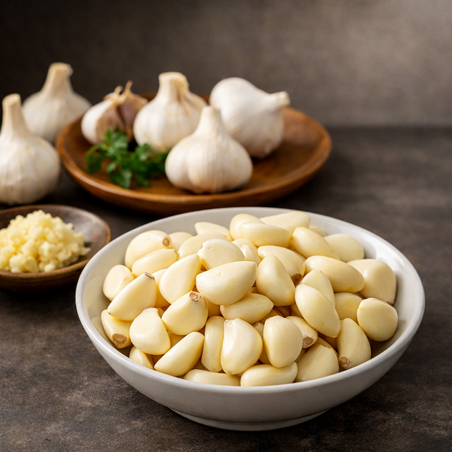 국내산 깐마늘(대) 1kg, 1, 1개