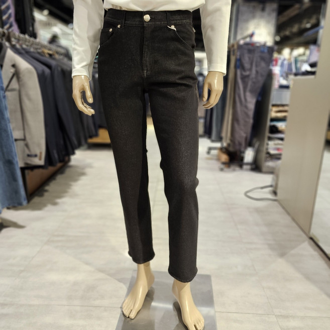 STCO 에스티코 남자 불변 생지 스트레이트 데님 팬츠 블랙 DDMWZ07CSB NC청주점