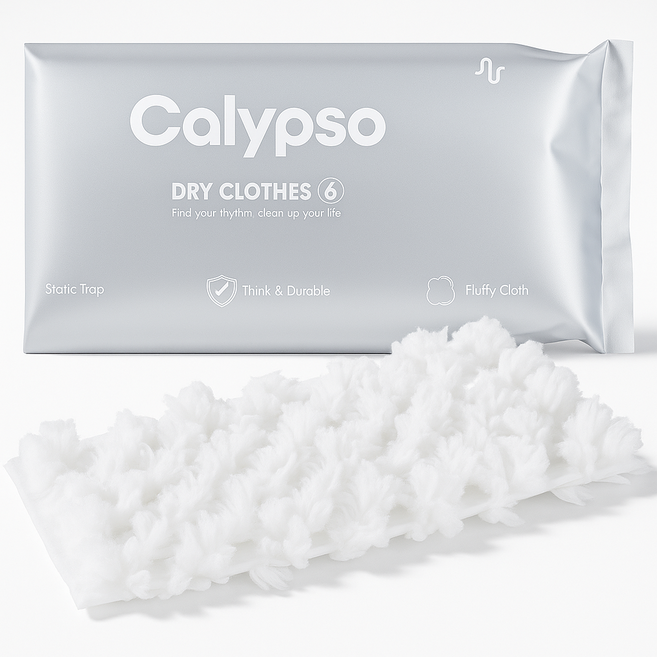 칼립소 극세사 솜털 정전기포 60장 (20개입 X 3팩), 60개