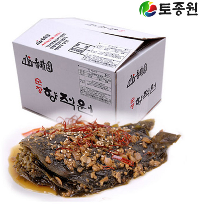 토종원 된장콩잎 장아찌 5kg 벌크 순창전통, 된장콩잎 장아찌  5kg 벌크, 1개