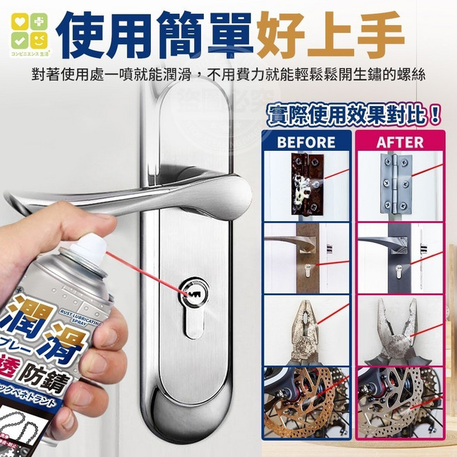 CLH 日本 防鏽螺絲鬆動潤滑劑260ml, 1個
