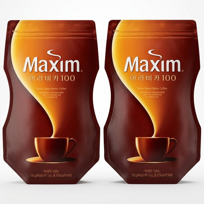 맥심 아라비카100 리필 150g 2개, 1개입