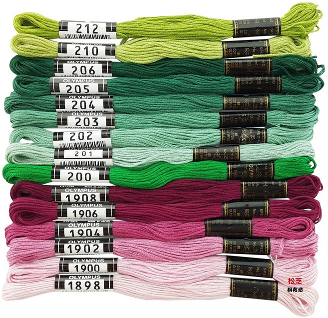 Olympus 奧林巴斯 刺繡線 十字繡線 俄羅斯刺繡, 1個, 1898