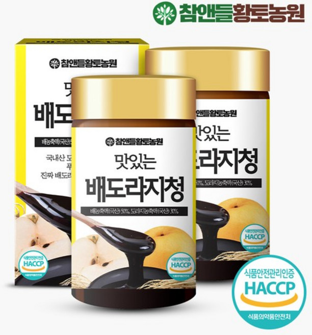 참앤들황토농원 맛있는 배도라지청, 250g, 1개입, 2개