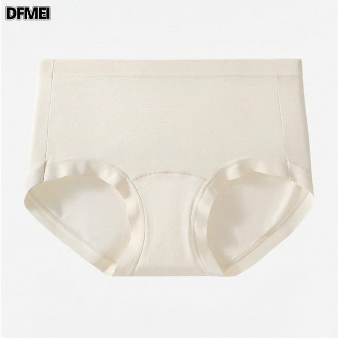 DFMEI 80S順滑莫代爾內褲女10A級抗菌襠透氣無痕高腰高彈力, M【75-105斤】