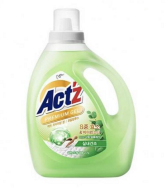 액츠 프리미엄 플러스 액상세제 유칼립투스, 2.7L, 6개