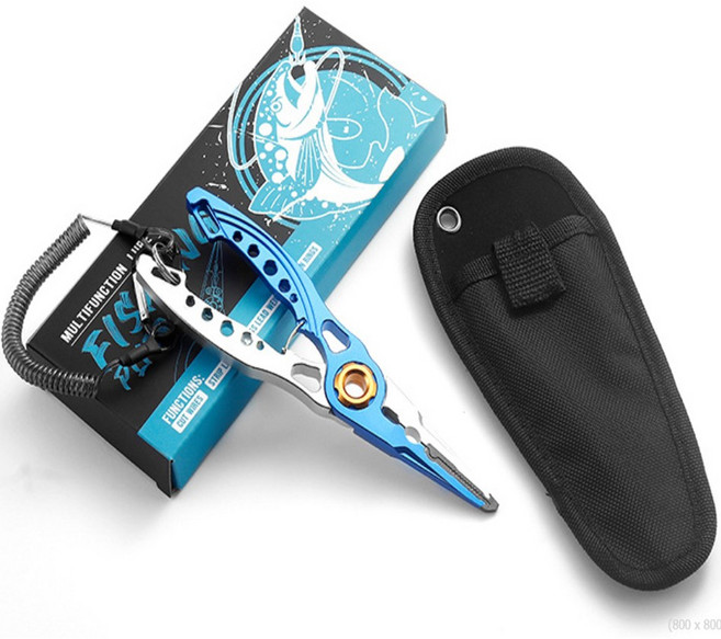 SUNFC 하이엔드 플라이어 풀메탈 피싱그립 물고기집게 낚시그립, 1개