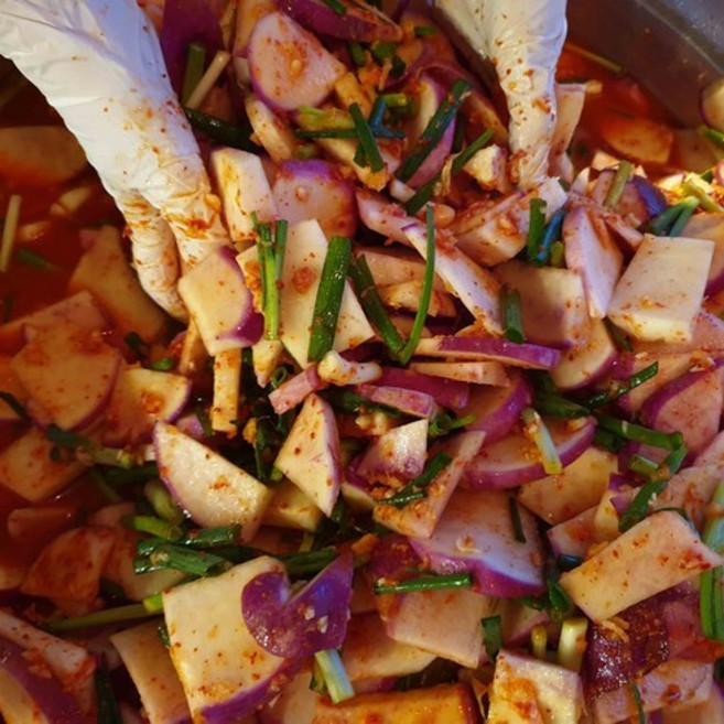 강화도 연미농장 순무&순무김치, 3kg, 1박스