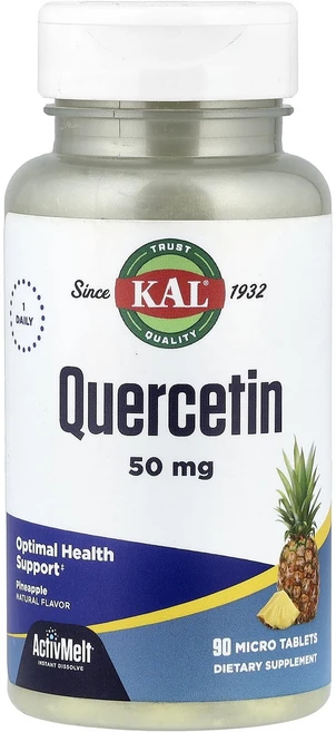 KAL 퀘르세틴 파인애플 50mg 90 Micro 정, 6개, 90정 - 쿠팡