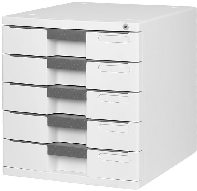 [홈앤스쿨] 시스맥스 뉴맥스 서류함 5단, 그레이(126990)