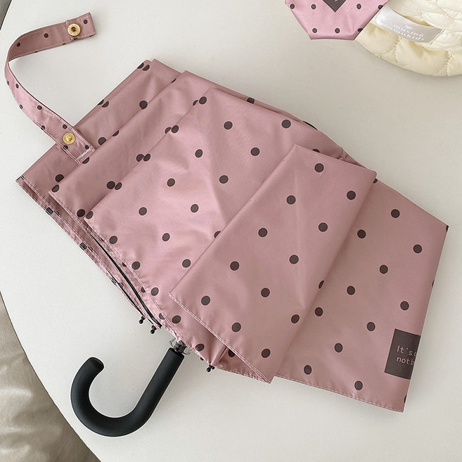 미로제로 봄 여성 도트 접이식 양산 우산 양우산