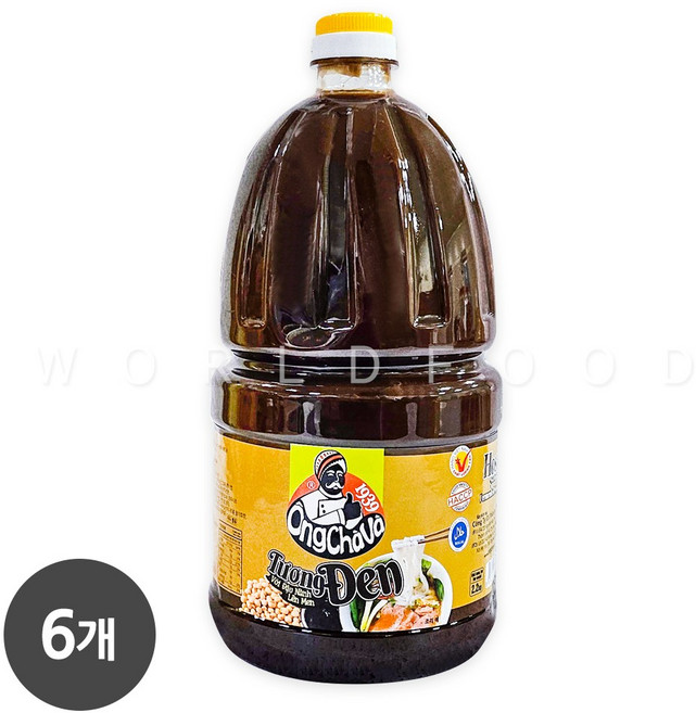 베트남 옹차바 호이신소스 대용량 해선장 tuong den hoisin sauce, 6개, 2.2kg